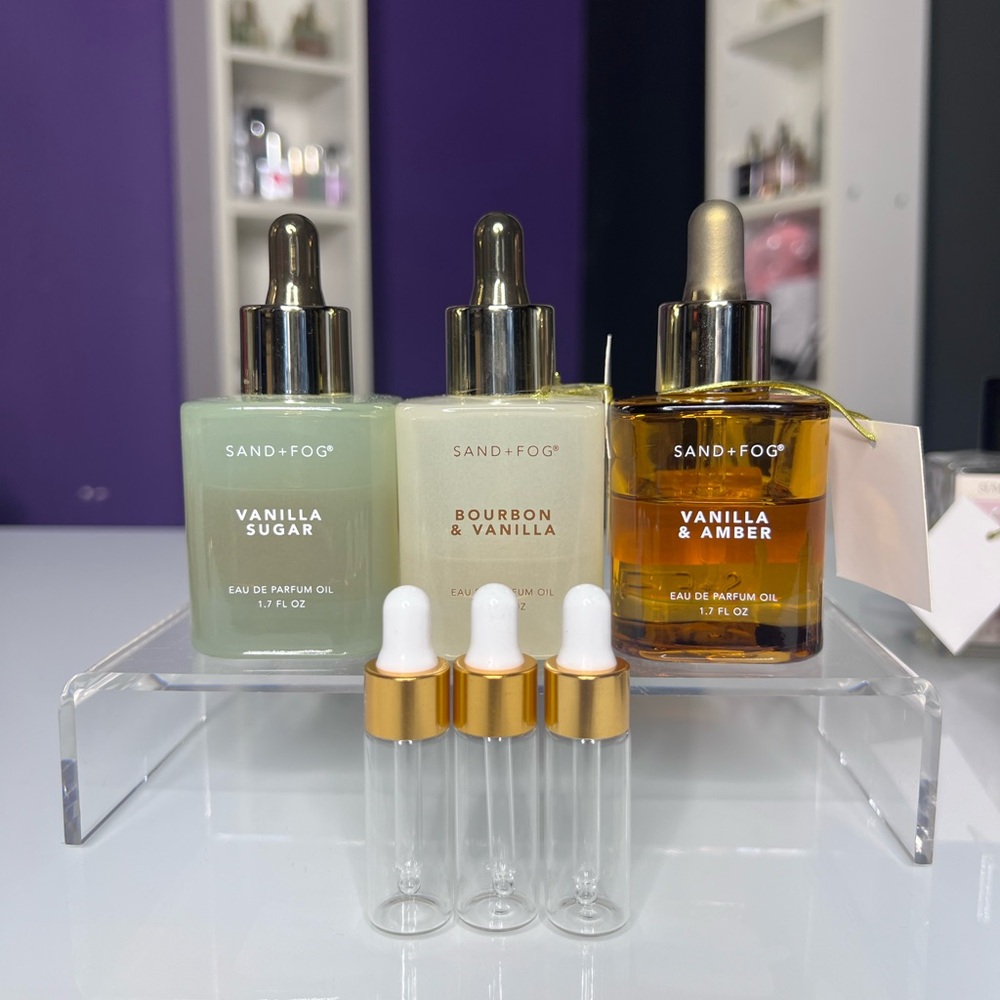 Sand + Fog Vanilla Bundle Mini Oil Dropper 3 Pack